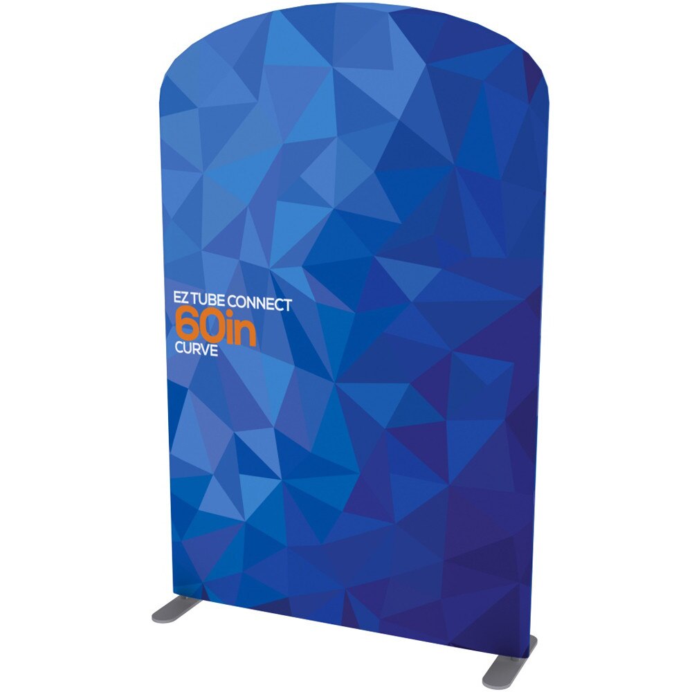 5 ft. EZ Tube® Connect Curved Top — Single Sided Graphic Package